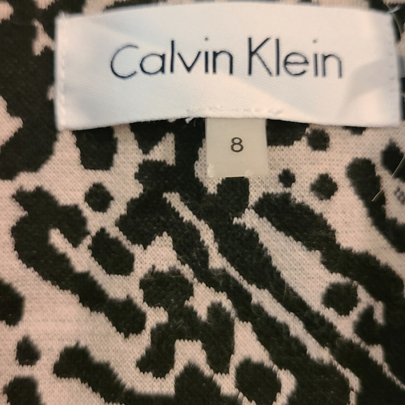 Calvin Klein Open Front Animal Print Jacket/Blazer 8 - Picture 4 of 6